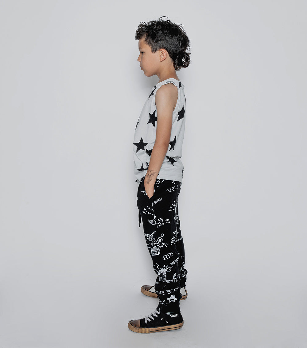 Kid | Light En Route Baggy Pants | Black