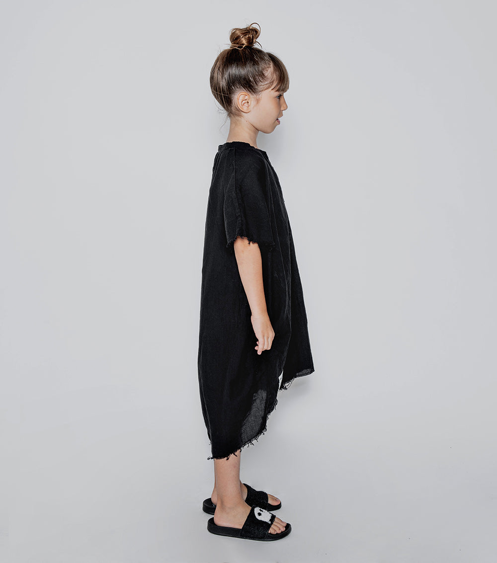 Kid | Summer Kaftan | Black