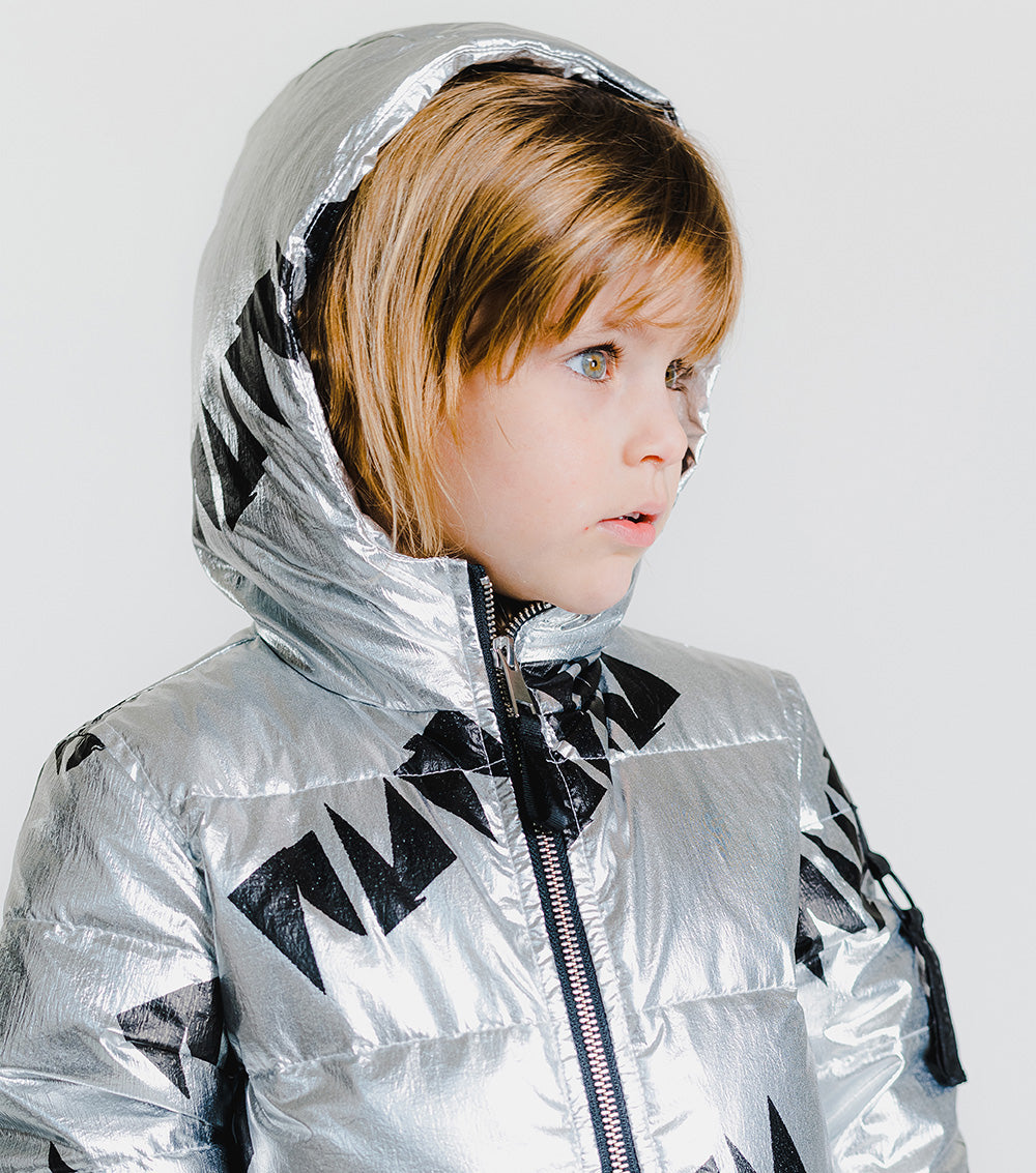 Kid | Nununu Down Coat | Silver