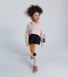 Kid | Jester Leggings | Orange x Nude