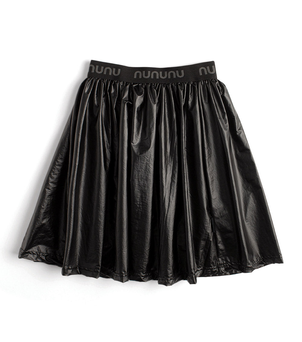 Kid | Flowy Nylon Skirt | Black