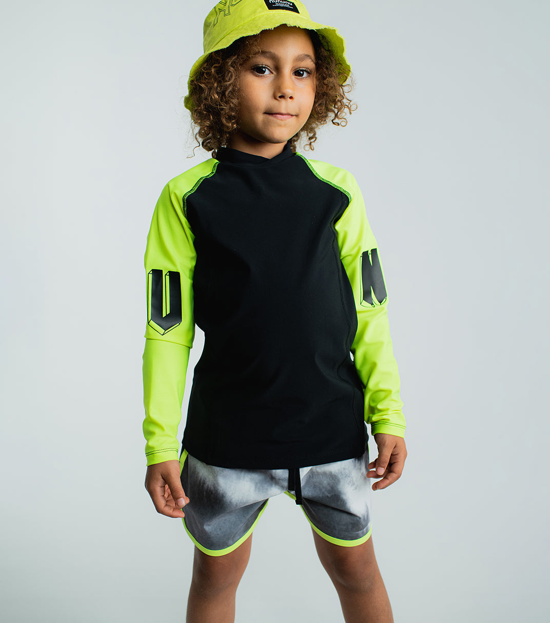 Kid | Surf'S Up Rashguard | Black