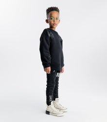 Kid | All Inked Knit Leggings | Black