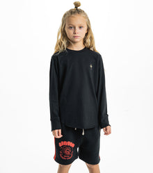 Unisex | Dragon Sweatshorts | Washed Black