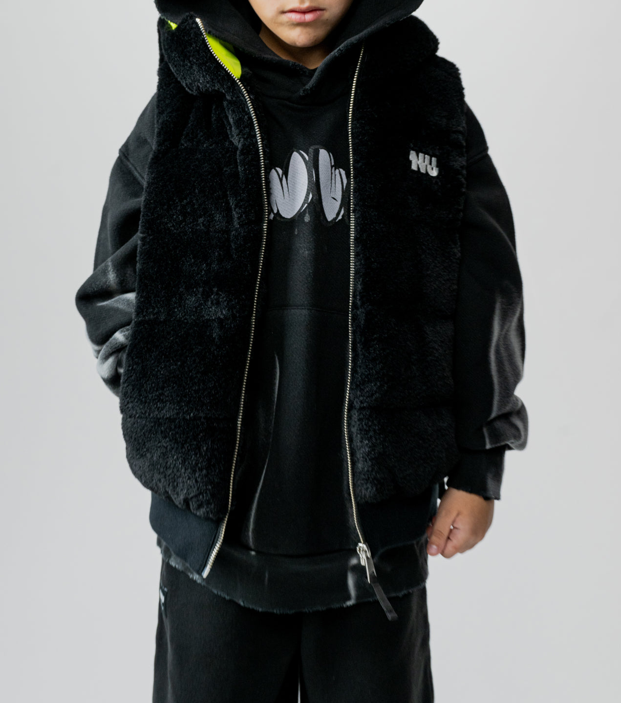 Unisex | Mega Cozy Down Vest | Black