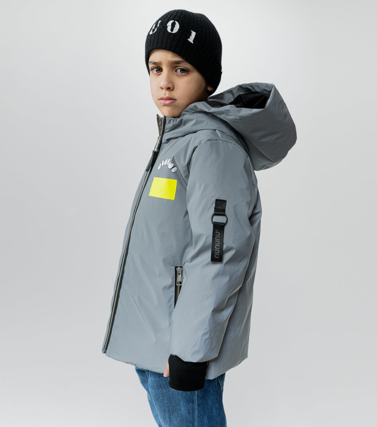 Unisex | Reflective Down Jacket | Lunar Grey