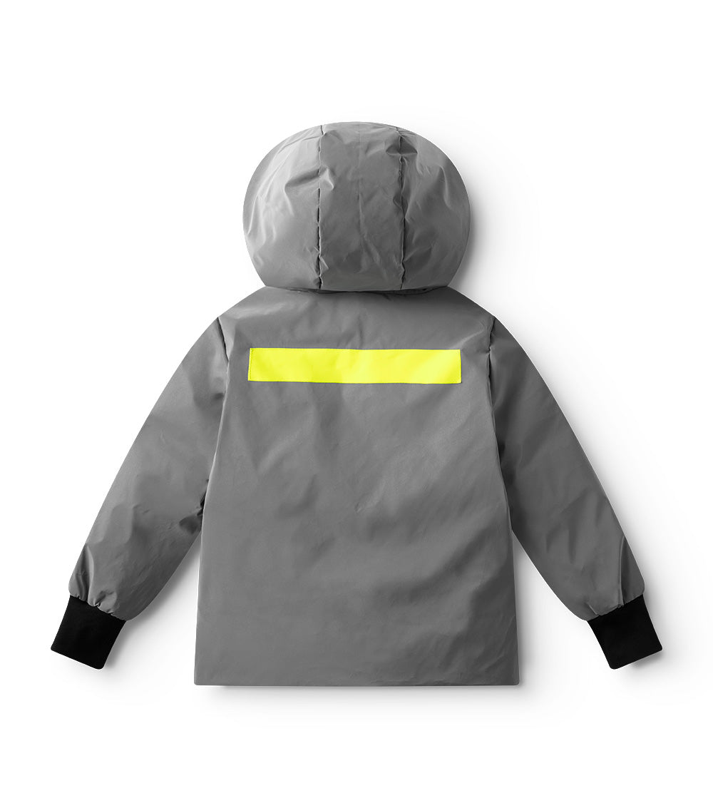 Unisex | Reflective Down Jacket | Lunar Grey