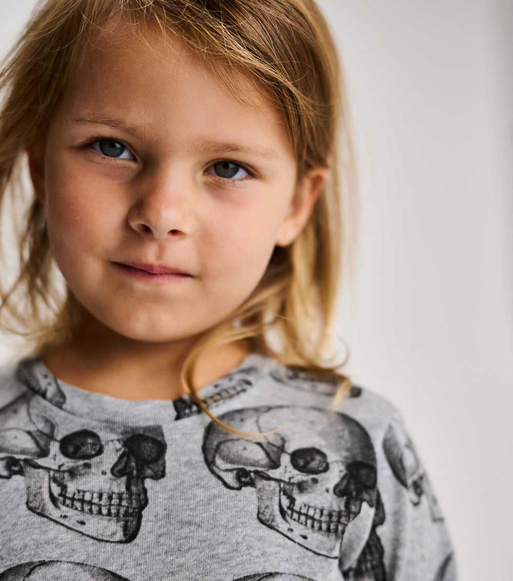 Unisex | Md Skull Loungewear | Heather Grey