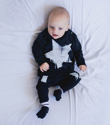Newborn | Falling Star Sweatshirt | White