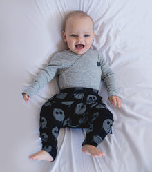 Newborn | Soft Masks Baggy Pants | Heather Grey