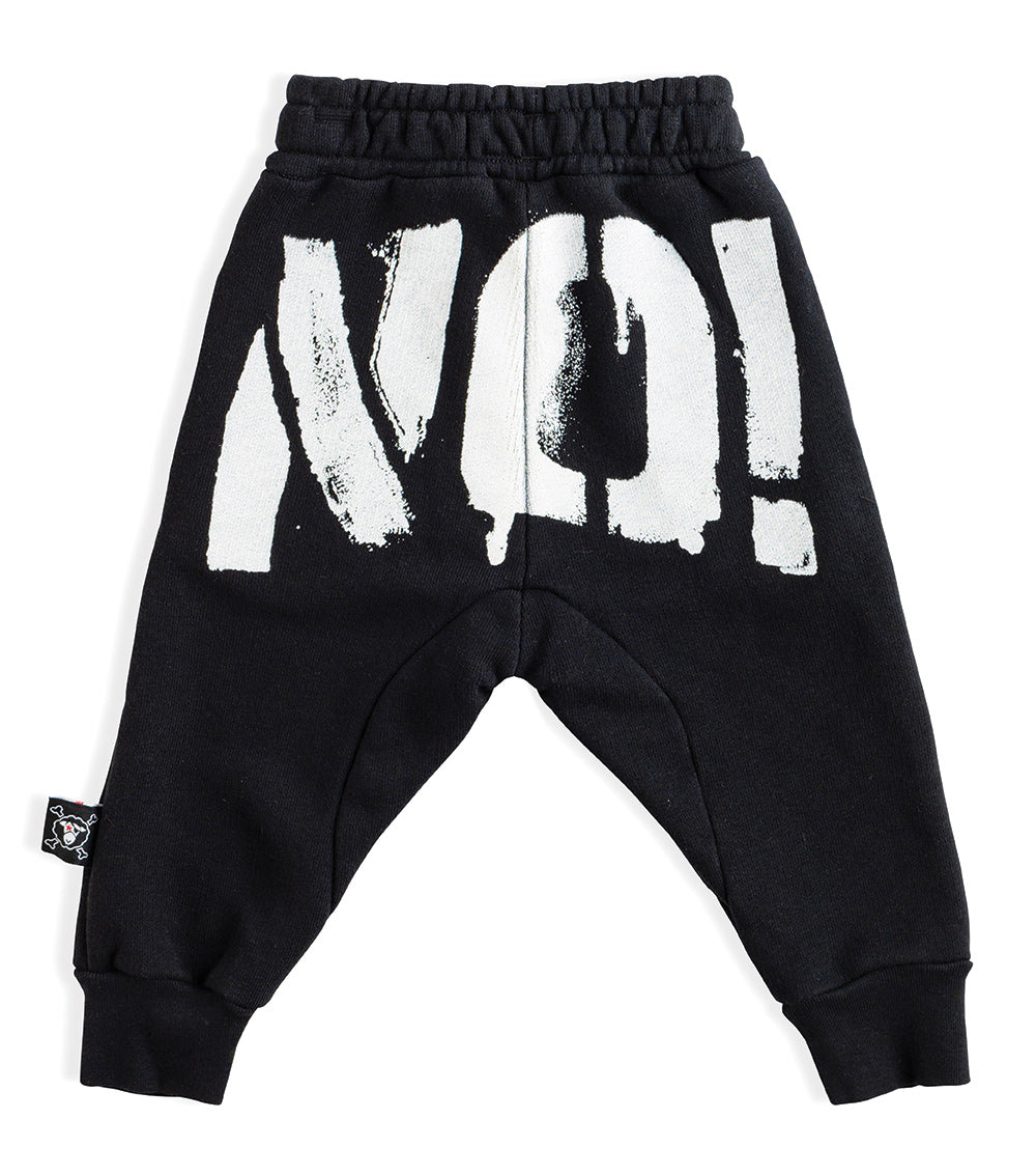 Newborn | No! Sweatpants | Black