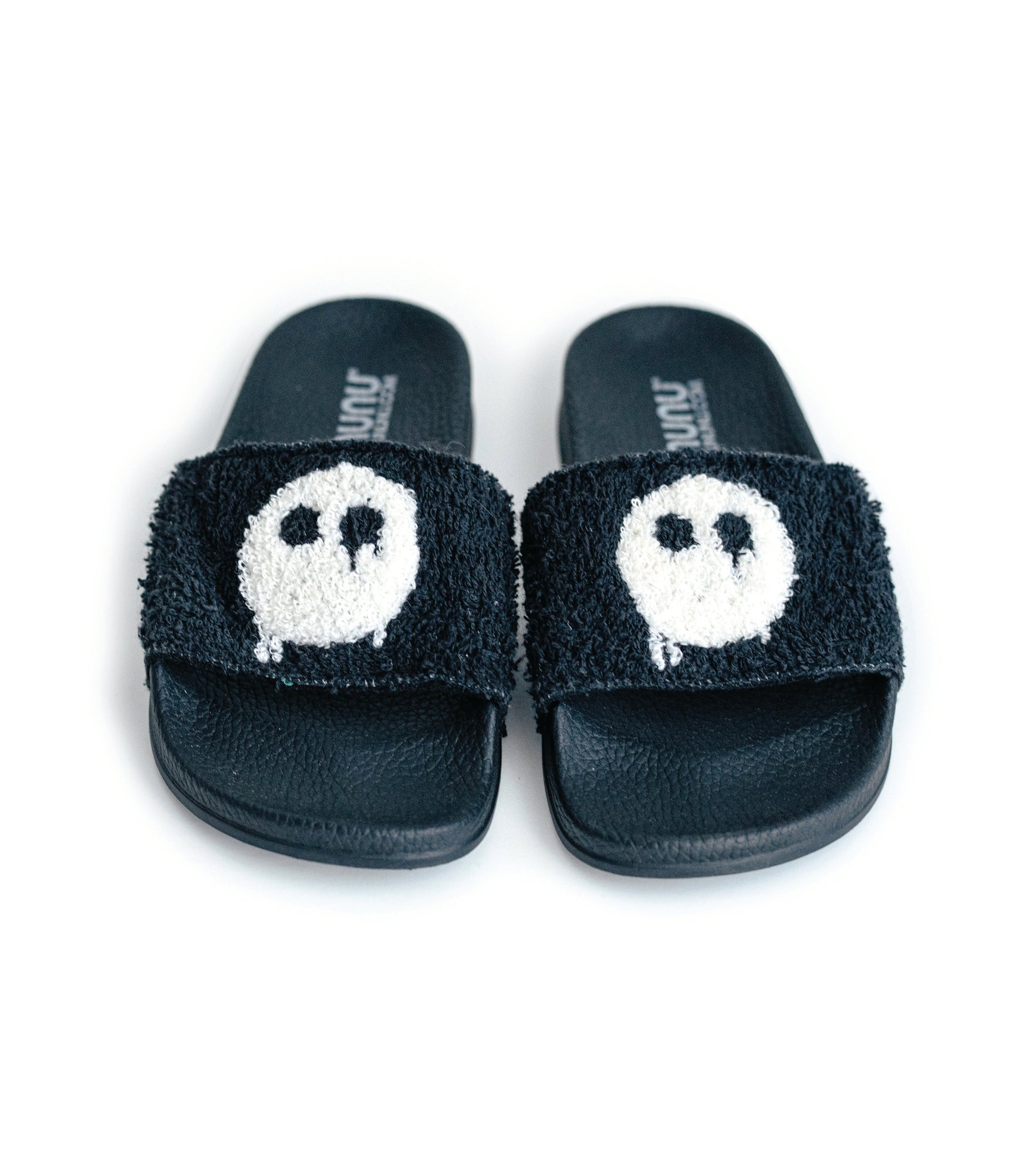 Kid | Melting Mask Fuzzy Sliders | Black