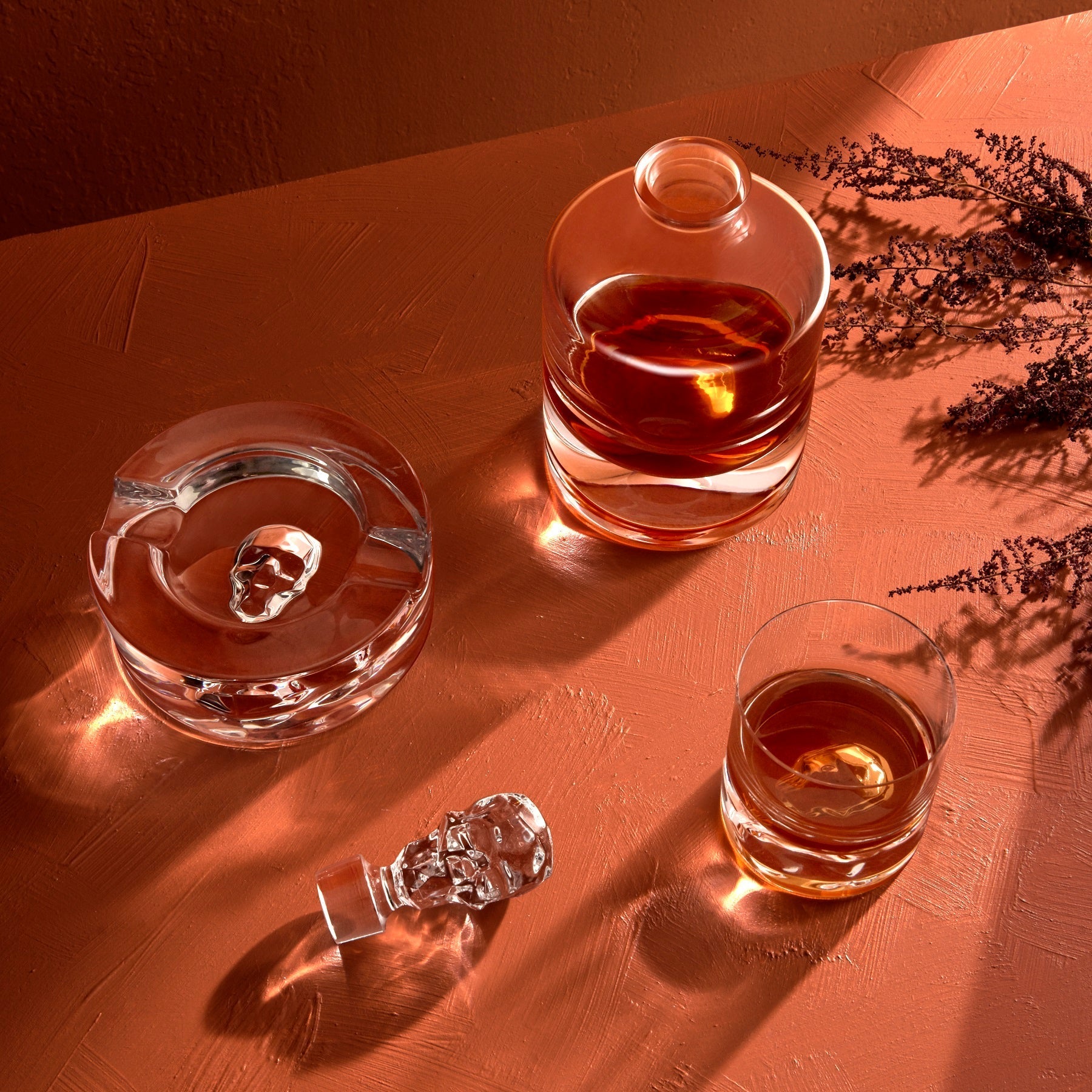 Shade Cigar Ashtray | Clear Crystal