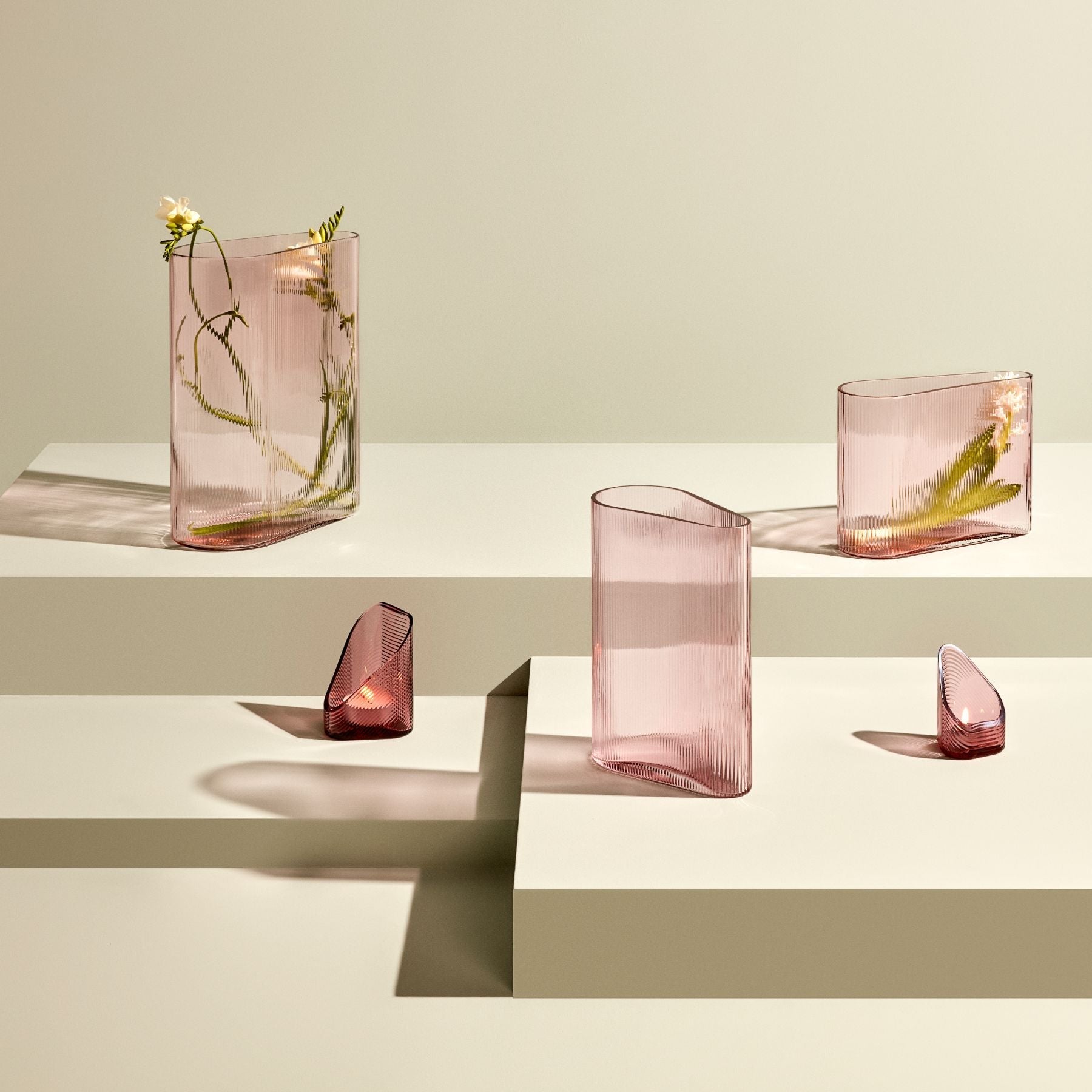 Mist Vase - Short | Dusty Rose