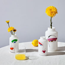 Rock And Pop Vase - Small | Opal White | Design 1