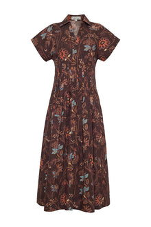 Nash Dress | Brown Vine Blooms
