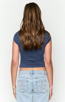 Car Baby Tee | Navy