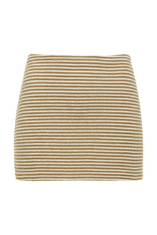 Micro Skirt | Neutral Stripe