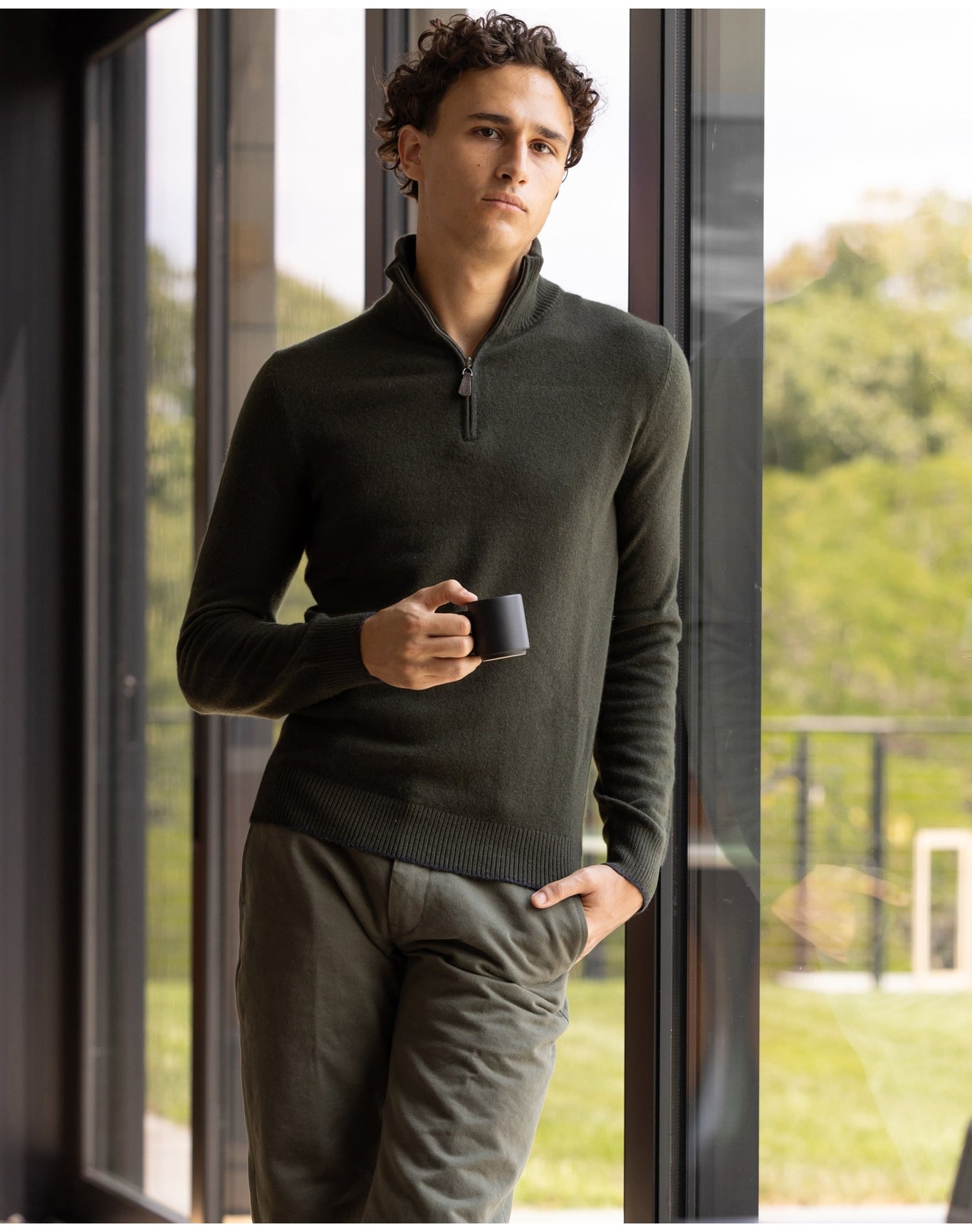 Nomad1942 | Men | Broadway Sweater | Olive