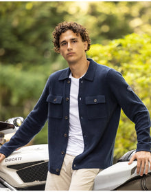 Nomad1942 | Men | Bruckner Shirt Jacket | Midnight