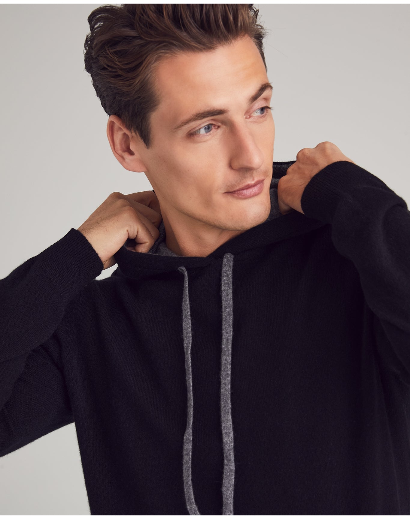 Nomad1942 | Men | Morningside Cashmere Hoodie | Black