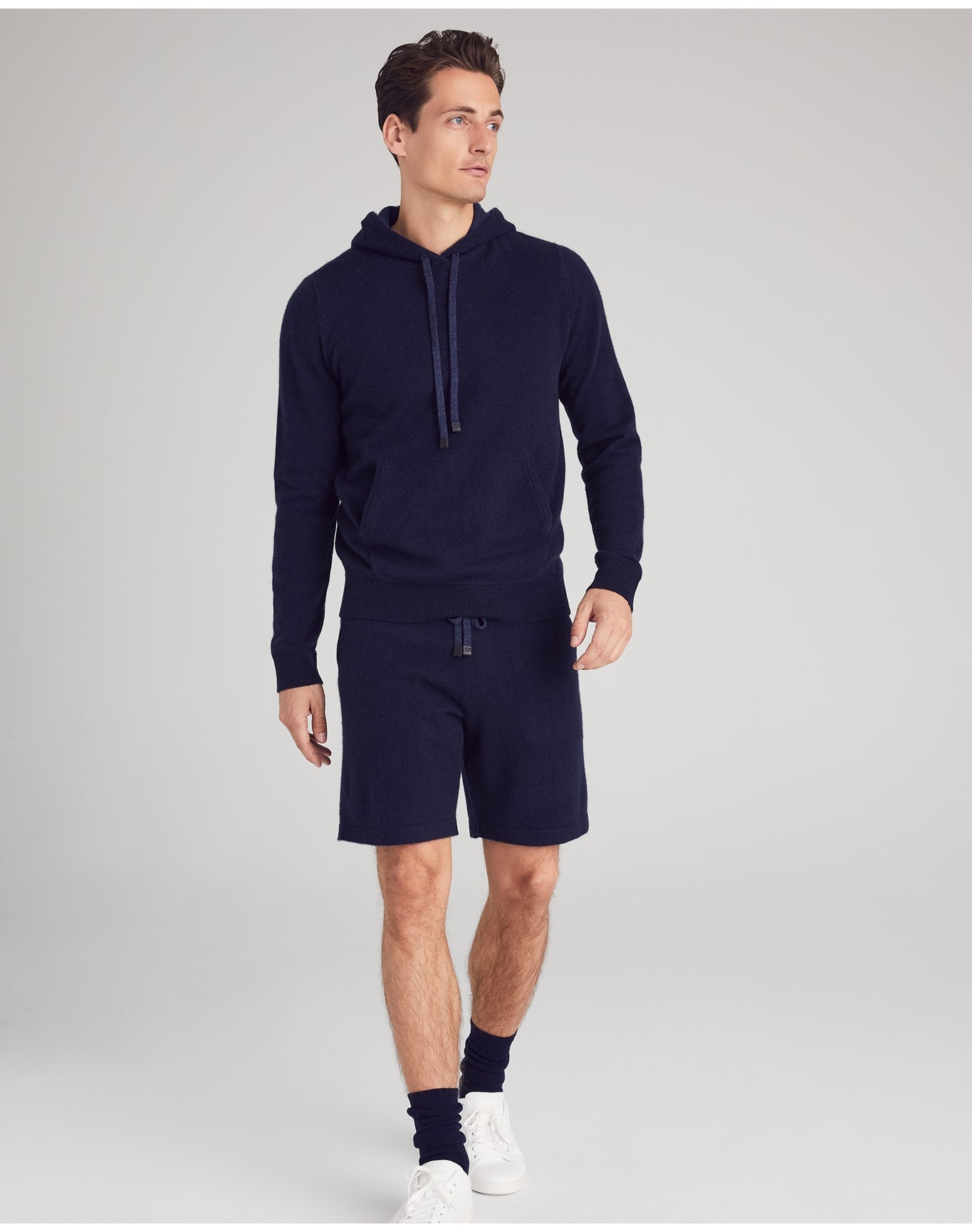 Nomad1942 | Men | Morningside Cashmere Hoodie | Midnight