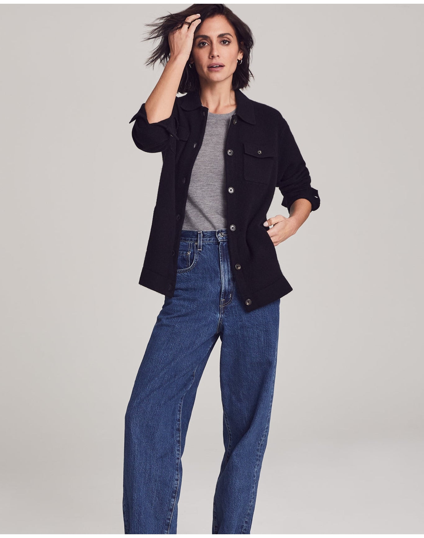 Nomad1942 | Unisex | Deegan Shirt Jacket | Black