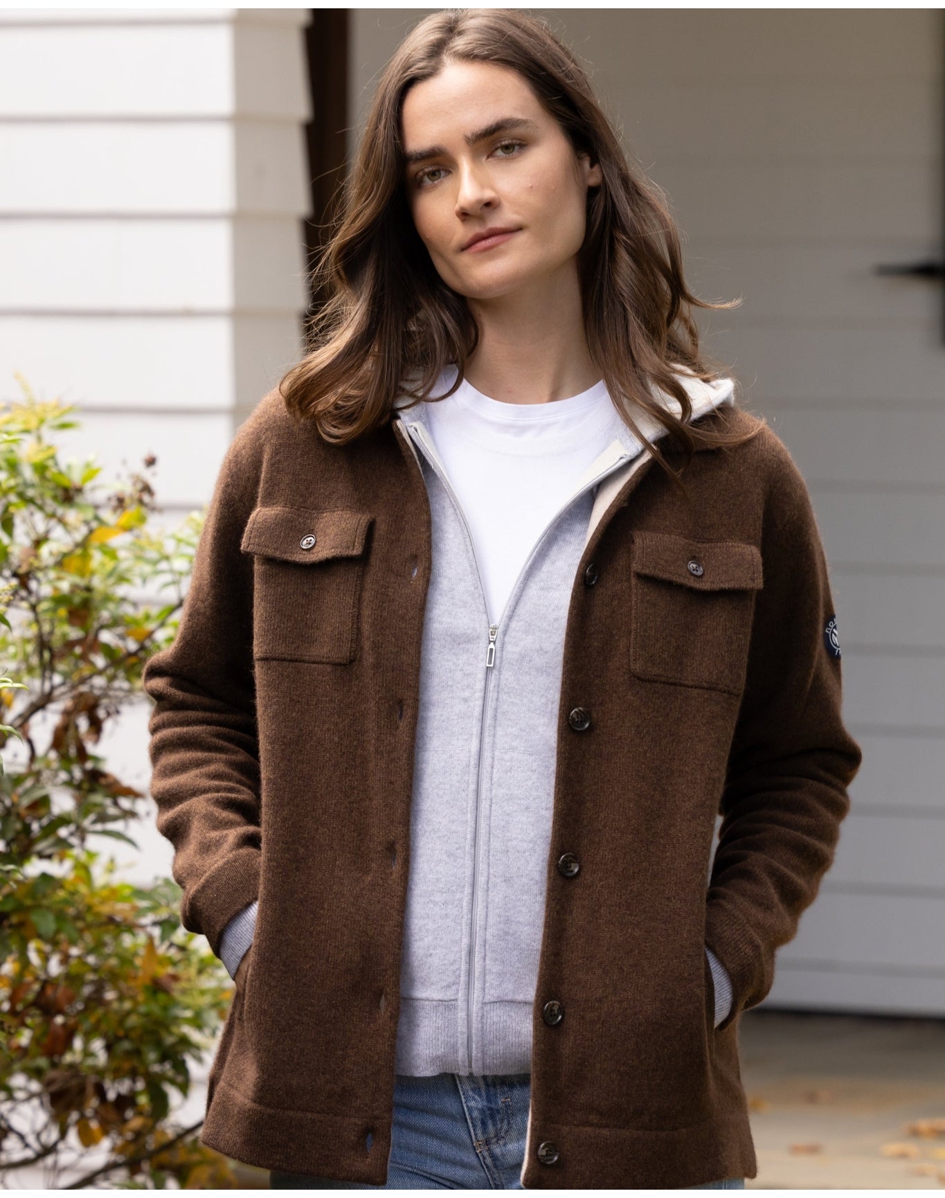 Nomad1942 | Unisex | Deegan Shirt Jacket | Mocha