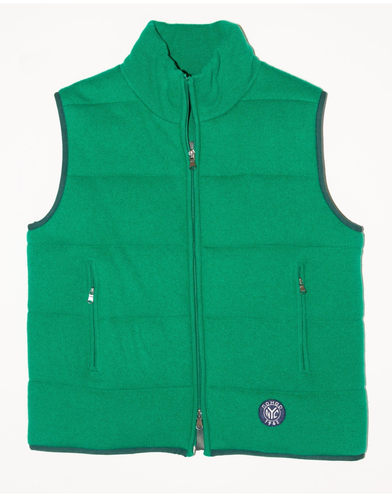 Nomad1942 | Unisex | Magnolia Quilted Vest | Kelly Green