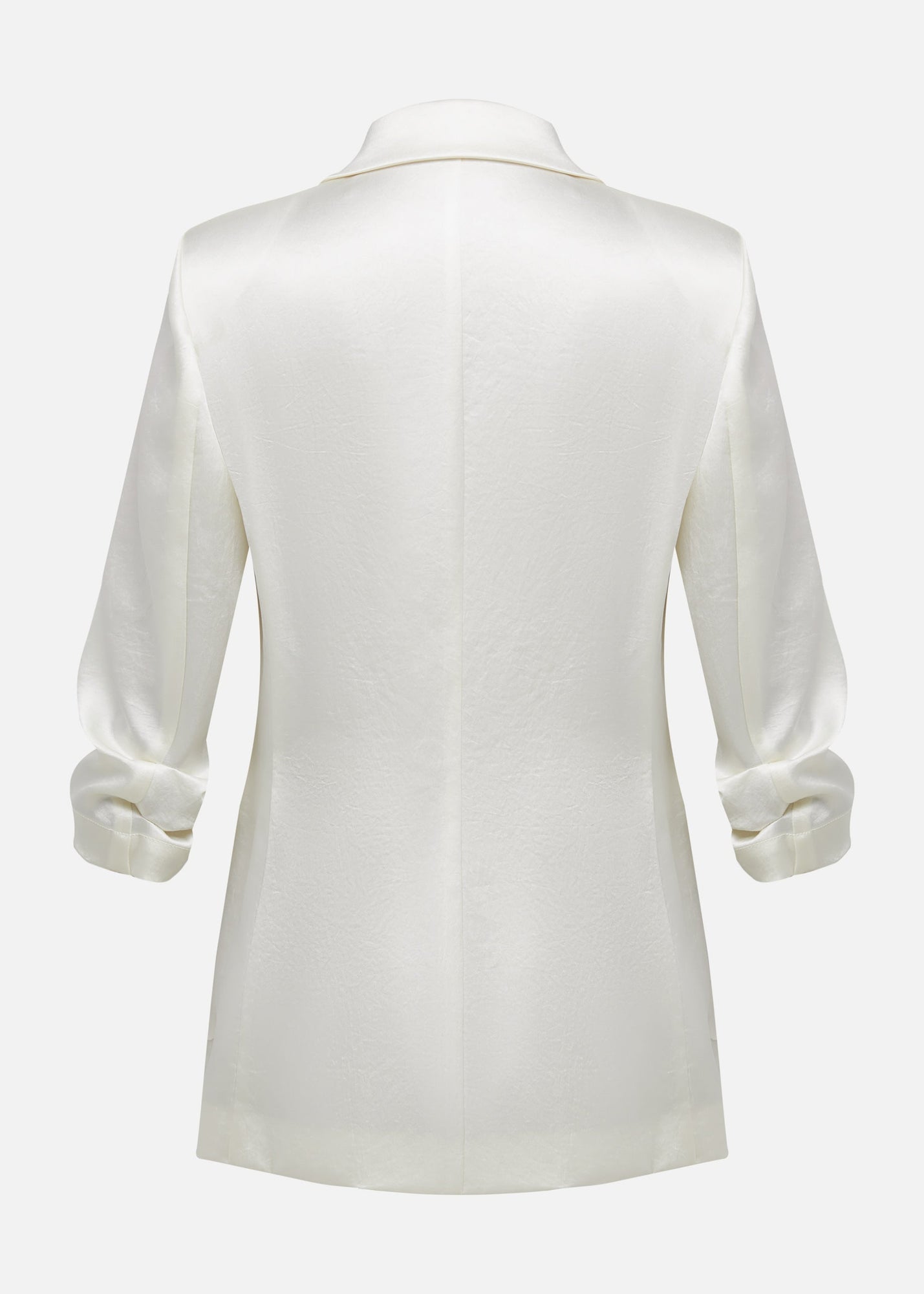Notched Lapel Blazer | Beige