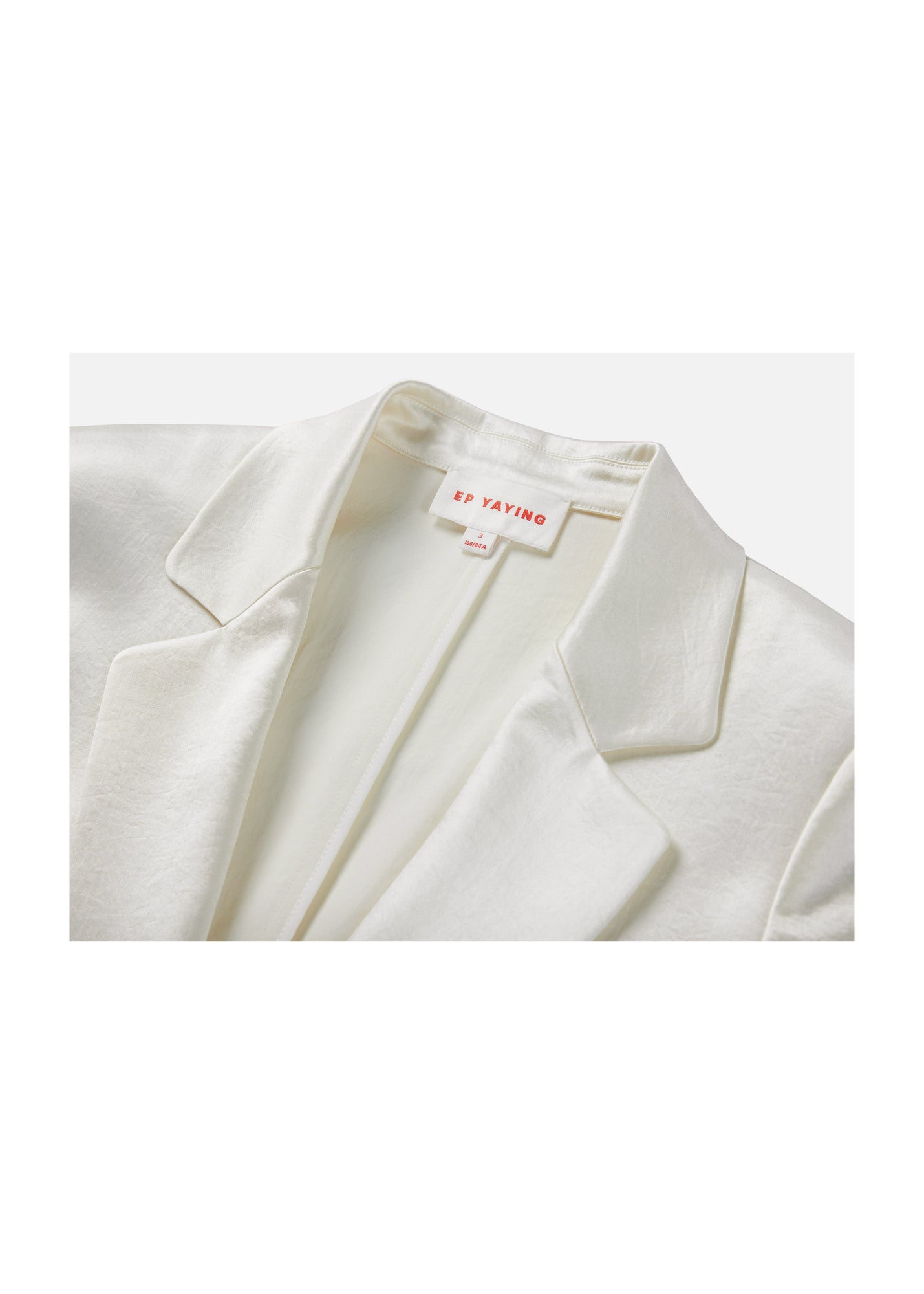 Notched Lapel Blazer | Beige