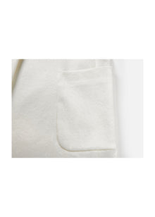 Notched Lapel Blazer | Beige