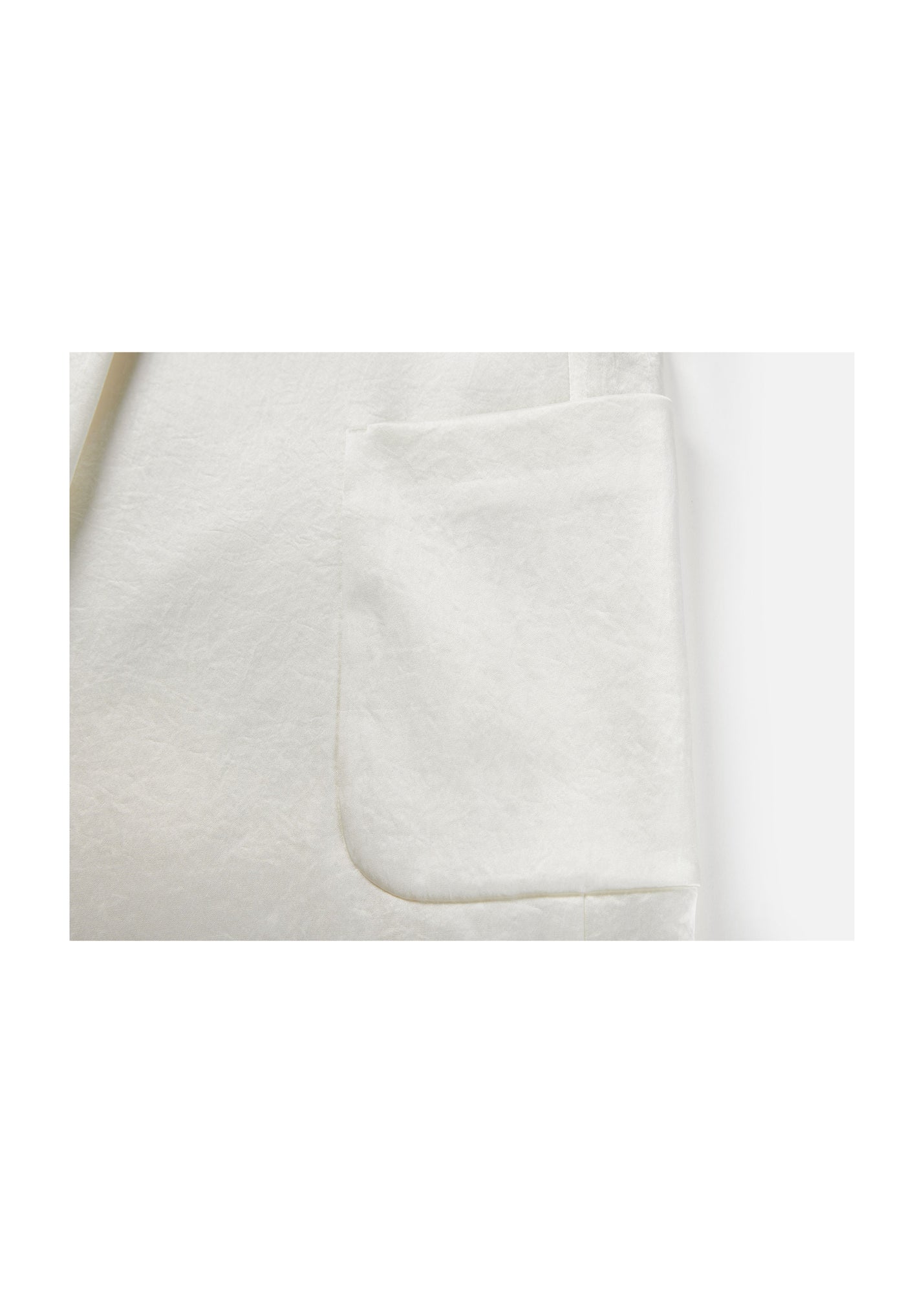 Notched Lapel Blazer | Beige