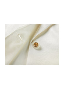 Notched Lapel Blazer | Beige