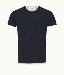 OB Classic Classic Fit Double-Layer Organic Cotton T-Shirt | Night Iris