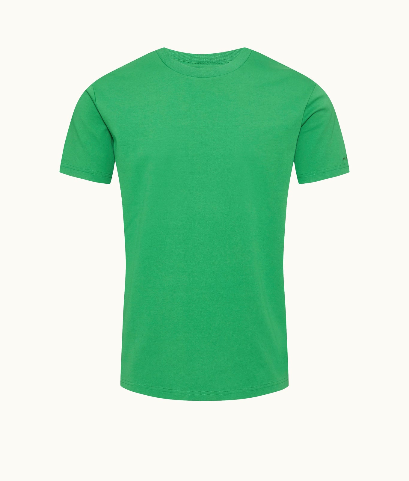 OB Standard Easy Fit Interlock Cotton Jersey T-Shirt | Caddie Green