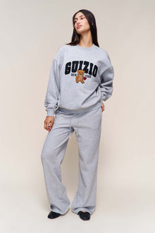 Womens | Guizio Fleece Crewneck | Heather Grey