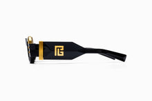 Unisex | Olivier - II Sunglass | Black - Gold | Dark Grey