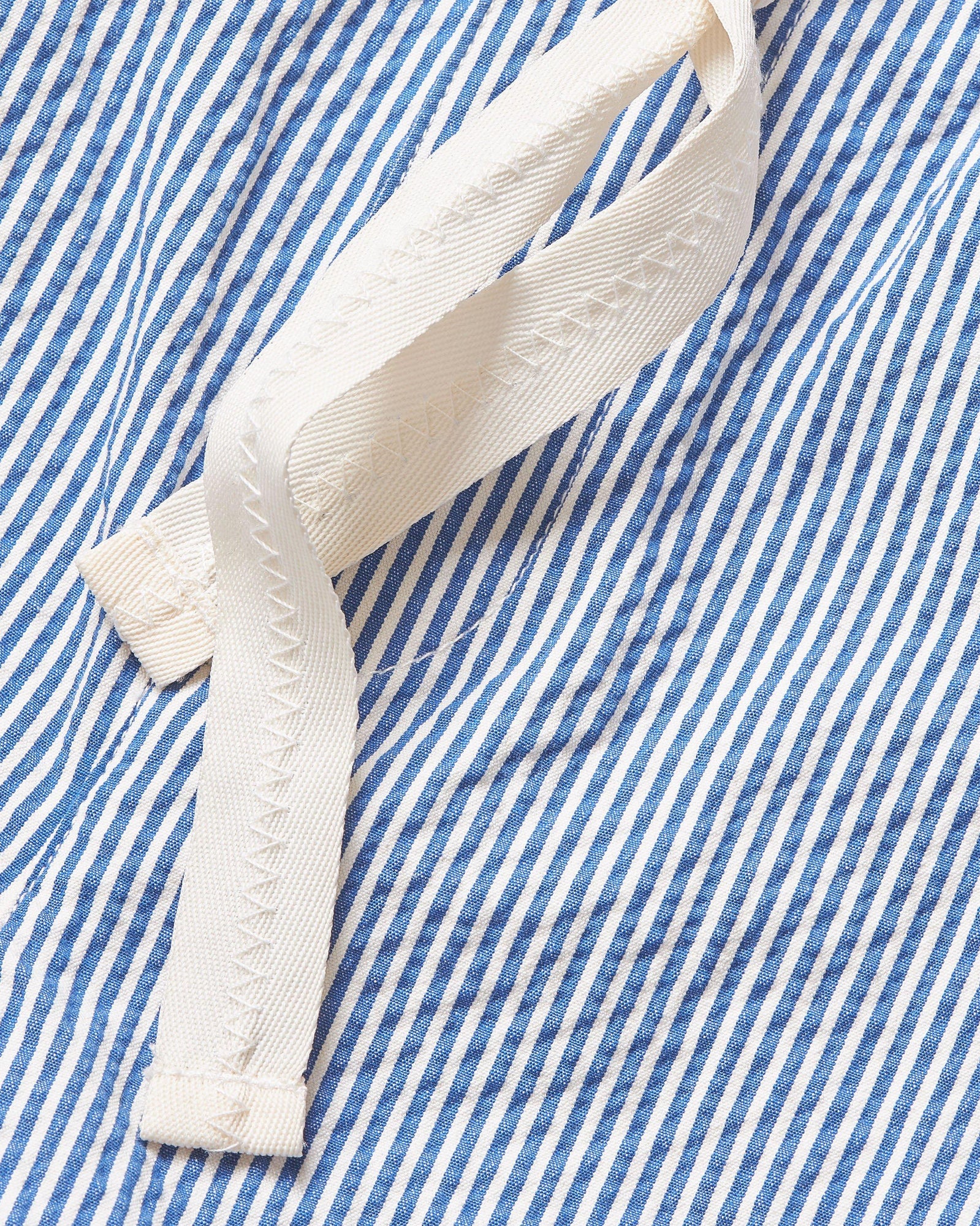 Men | Alex Seersucker Short | Blueberry/White Stripe