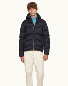 Brodan Night Iris Down-fill Hooded Jacket | Night Iris