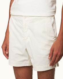 Sea Mist Corduroy Drawcord Mid-Length Shorts | Sea Mist