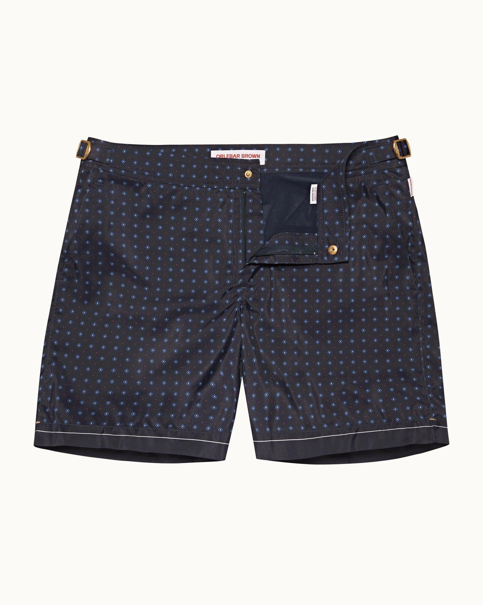 Bulldog Night Iris Cravat Mid-Length Swim Shorts | Night Iris