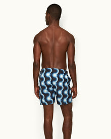 Midnight Navy Mid-Length Swim Shorts | Midnight Navy