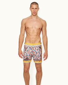 Bulldog Summer Sunset Utopia Mid-Length Swim Shorts | Summer Sunset