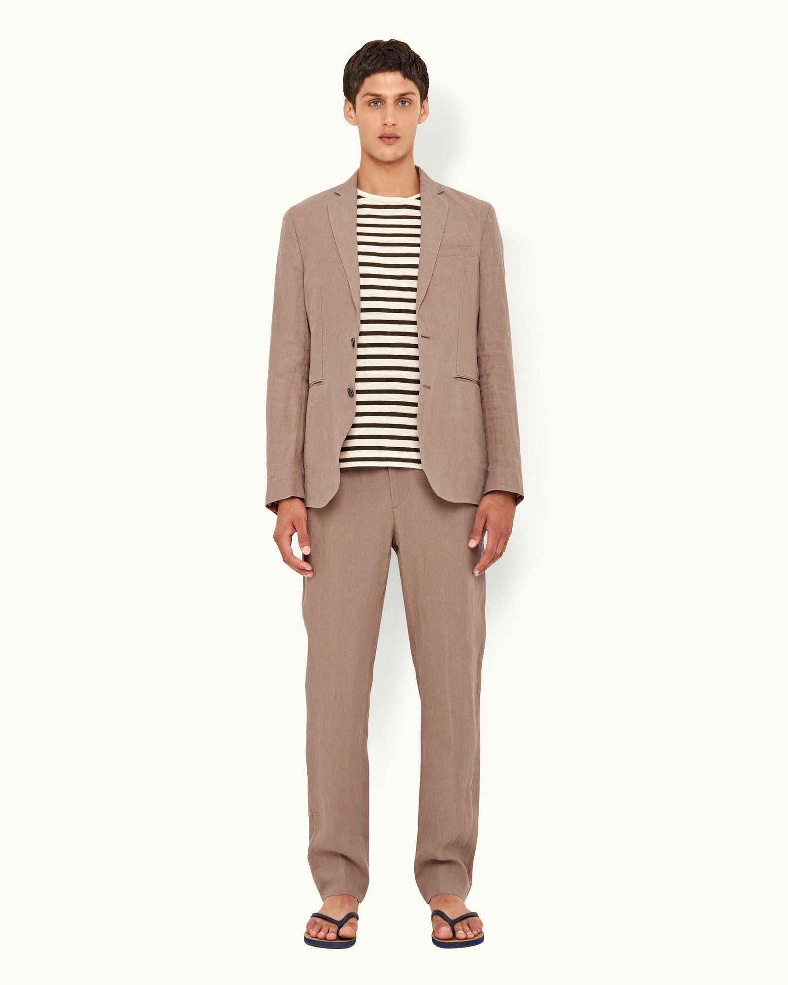 Nomadic Tailored Fit Linen Trousers | Nomadic