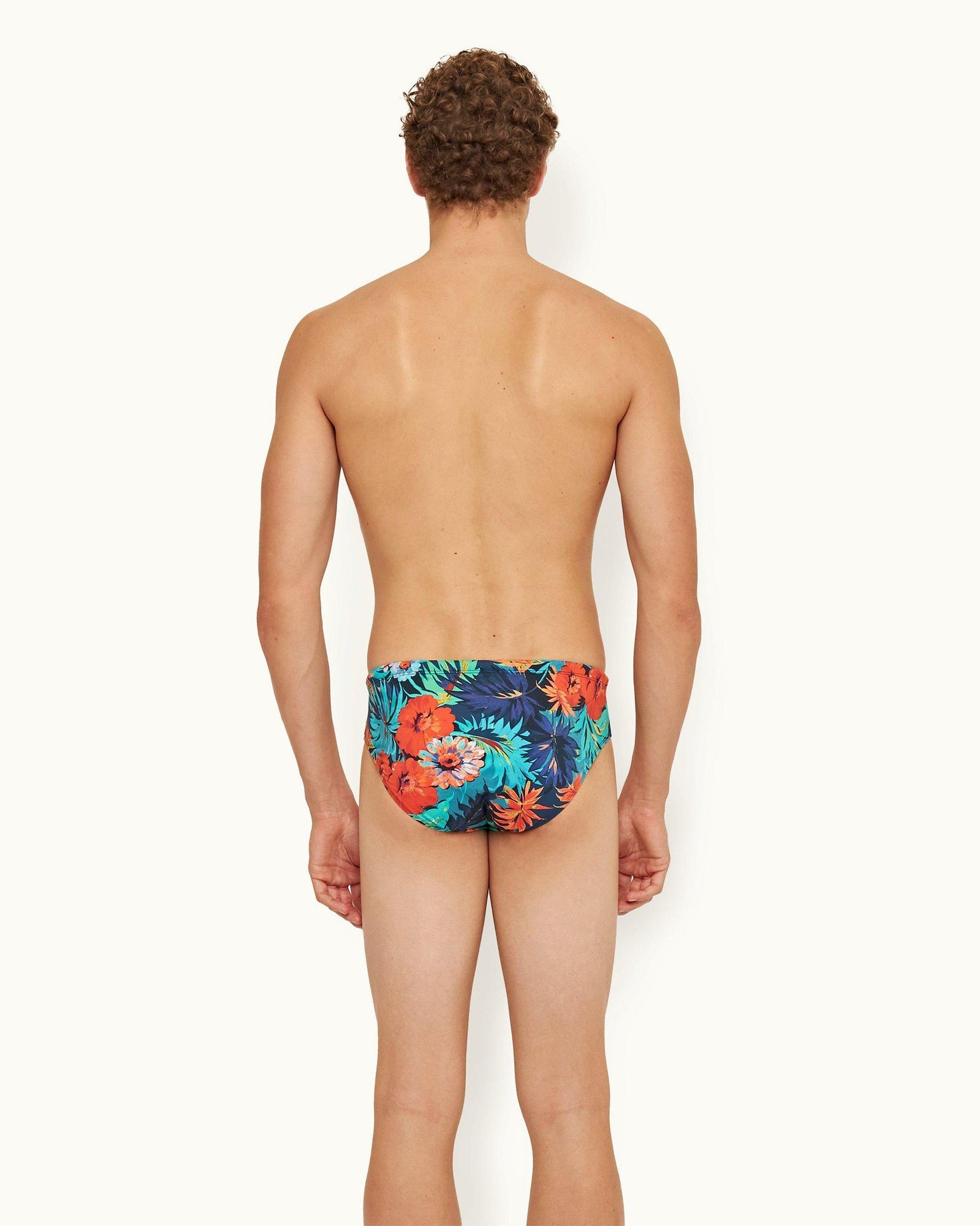 Multi Anemone Classic Swim Briefs | Multicolour
