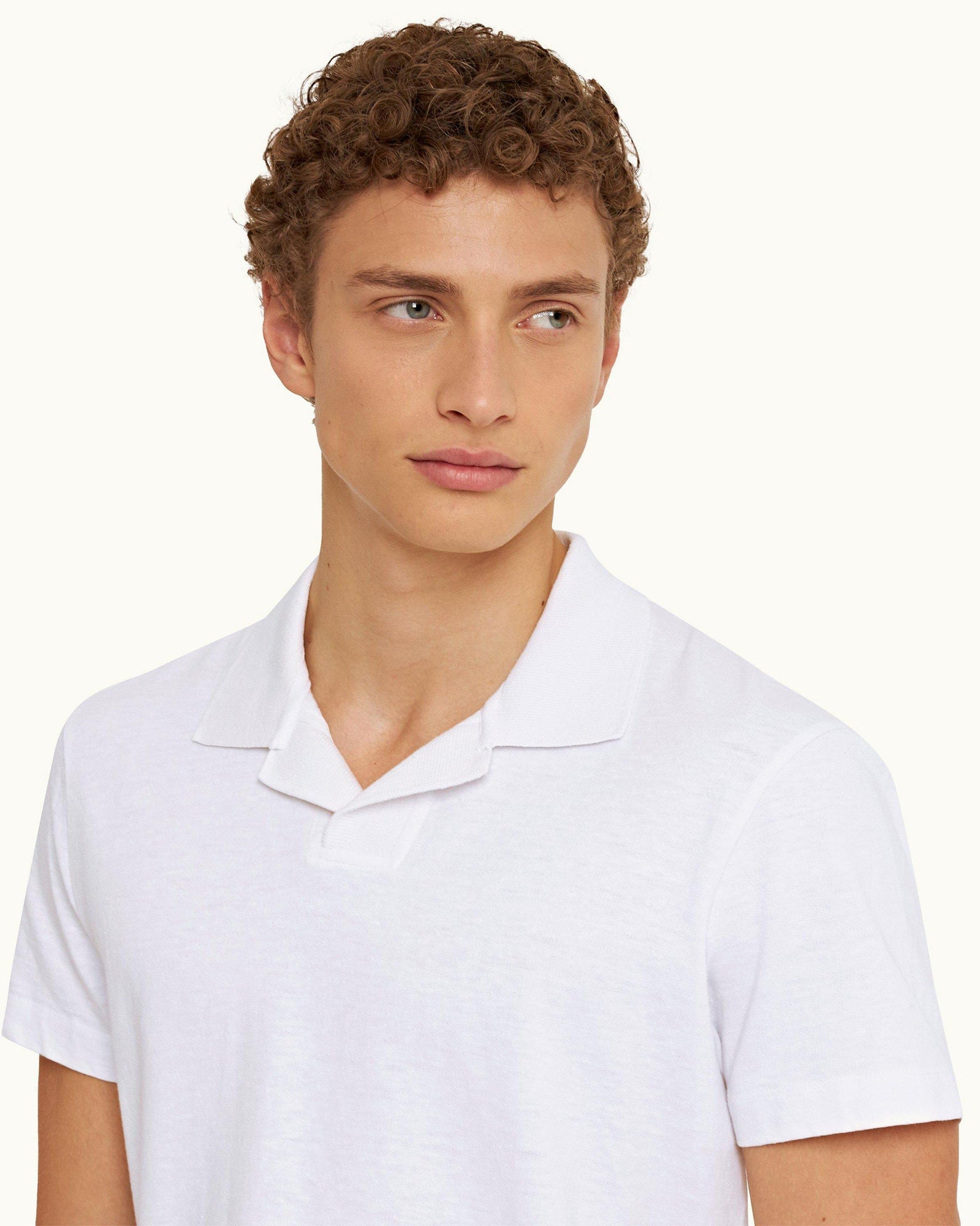 Men | Felix Cotton Polo | White