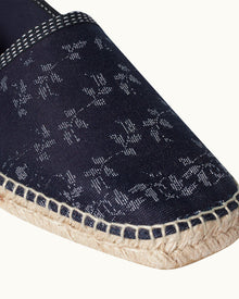 Indigo Solo Pastiche Multi-Stitch Espadrilles | Indigo