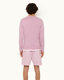 Conch Pink Tailored Fit Organic Cotton Sweat Shorts | Conch Pink