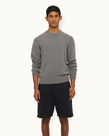 Night Iris Classic Fit Organic Cotton Sweat Shorts | Night Iris